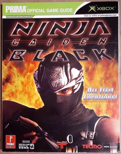 Ninja gaiden black prima xbox - gaiden,