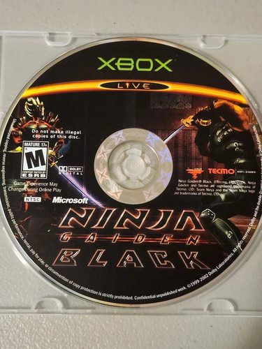 Ninja gaiden black microsoft - gaiden, (microsoft